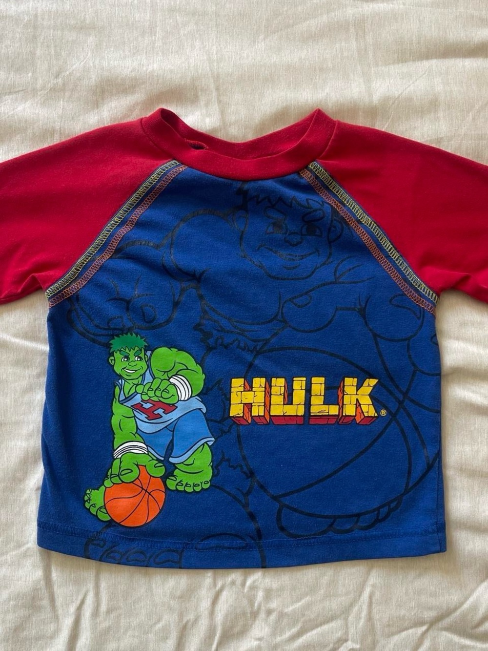 Vintage Marvel Hulk Multicolored Toddler T-Shirt